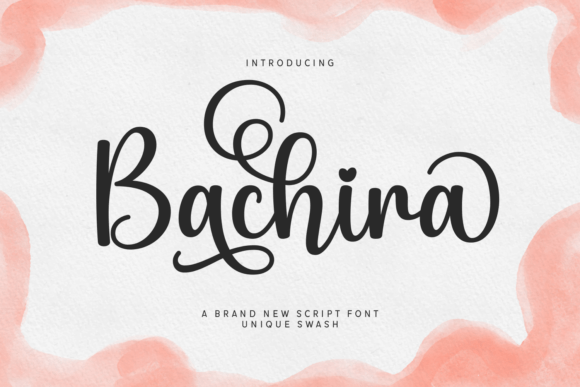 Bachira: A Script Font for Elegant Branding
