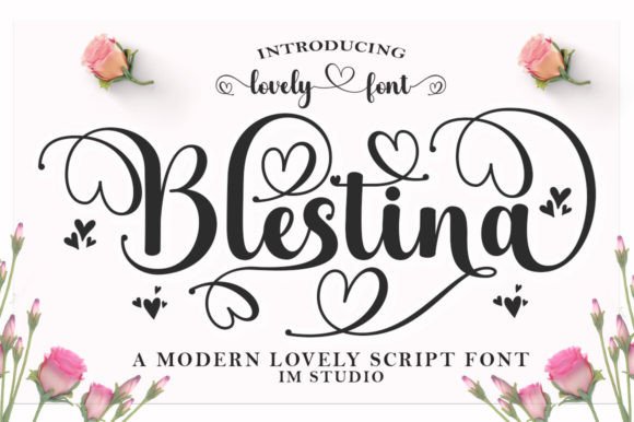Blestina: A Romantic Script Font for Creative Crafters