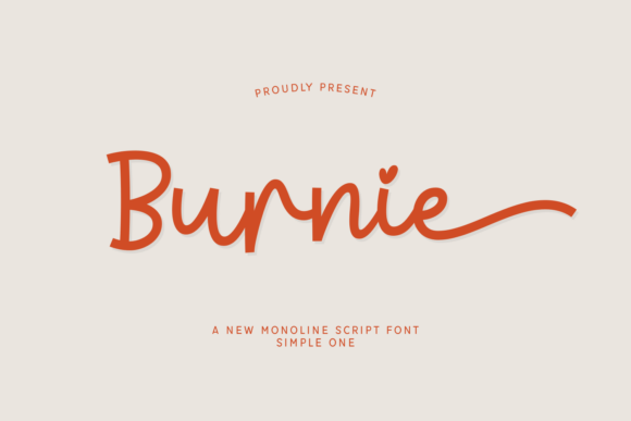 Burnie: A Script Font for Elegant Design