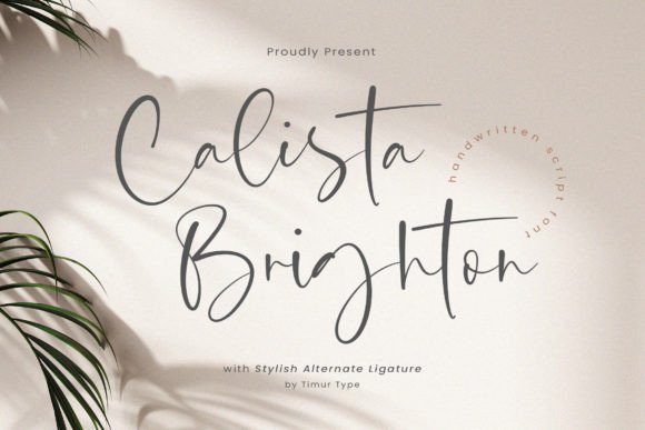 Calista Brighton Font Review: A Script Typeface for Creative Branding
