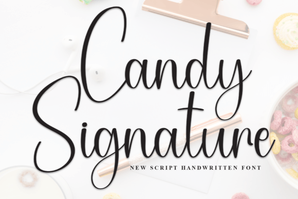 Candy Signature Font for Elegant Branding