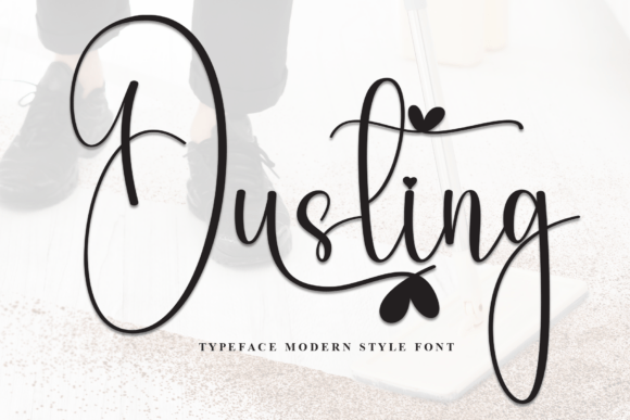 Dusting: A Script Font for Business Elegance and Charm
