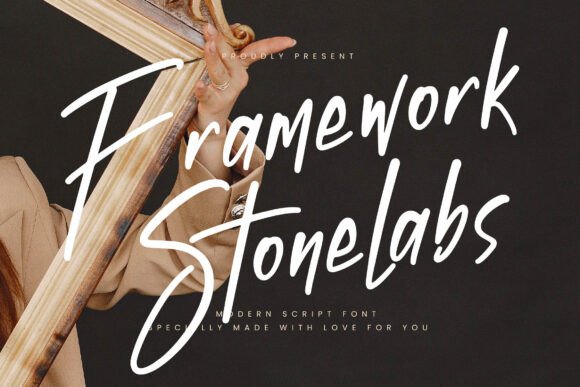 Framework Stonelabs: A Modern Script Font for Web Design