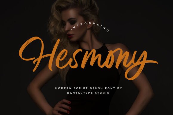 Hesmony Font: Elegant Script for Editorial Design