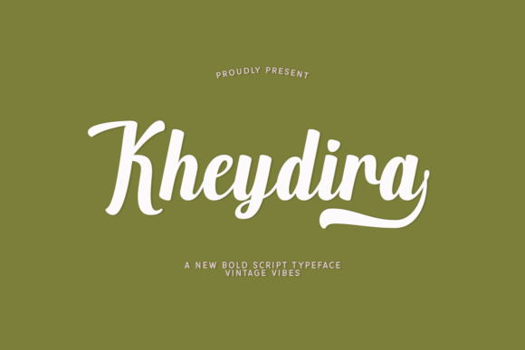 Kheydira: A Vintage Script Font for Editorial Elegance