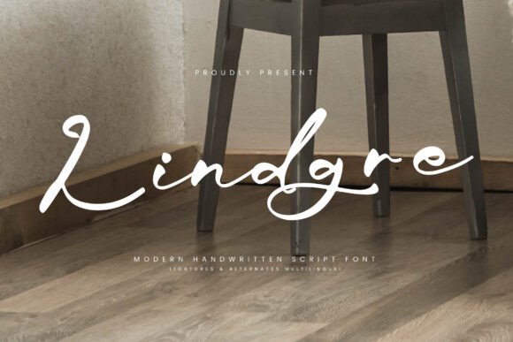 Lindgre Font: Modern Handwritten Script