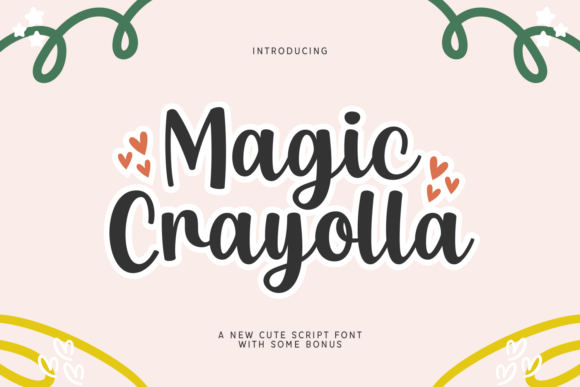Magic Crayolla Font for Creative Branding and Business Design