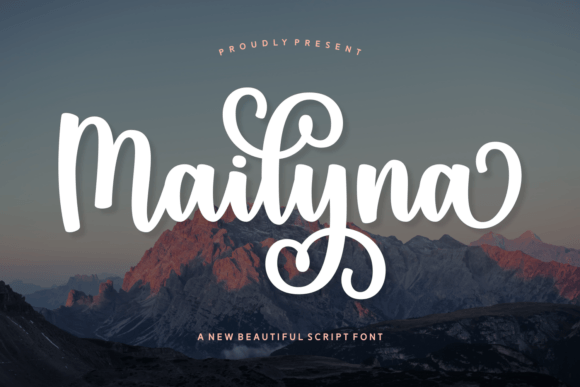 Mailyna: A Script Font for Editorial Elegance