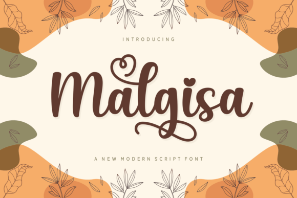 Malgisa: A Warm, Playful Script Font for Creative Makers