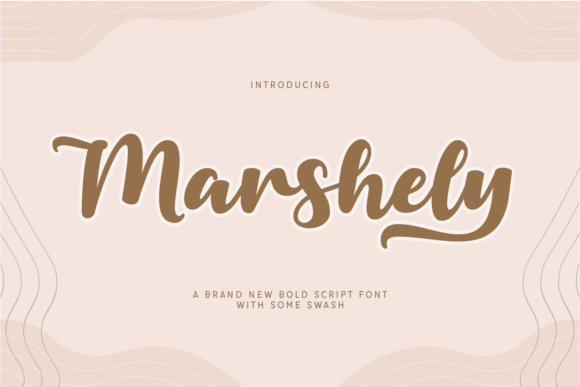 Marshely Font: Elevating Branding with Bold Script Elegance
