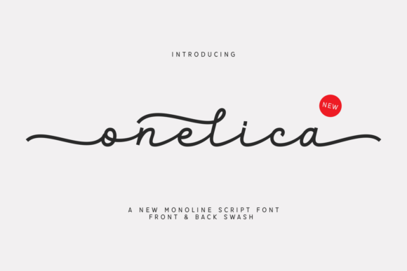 Onelica Font: A Modern Monoline Script for Professional Design