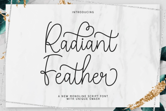 Radiant Feather Font for Professional Branding and Design