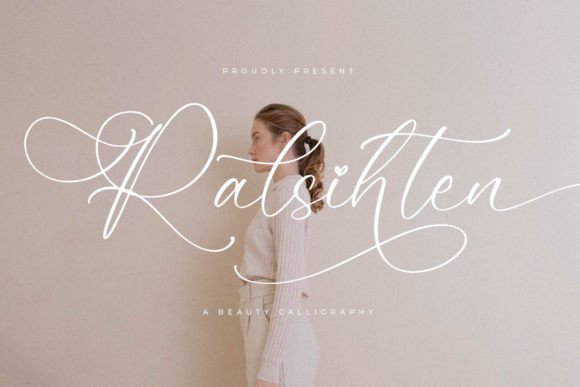 Ralsihten Font: Elevating Editorial Design with Modern Luxury Script