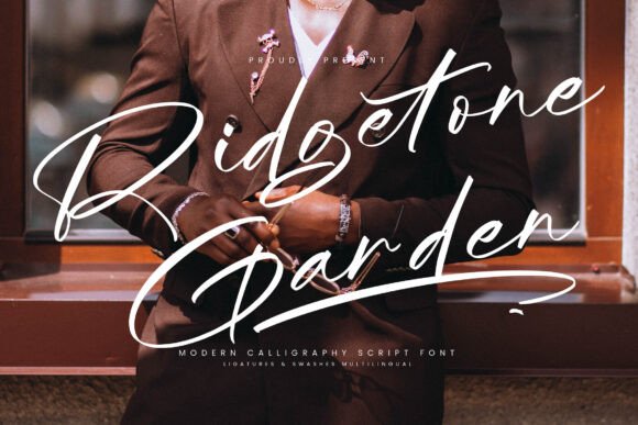 Ridgetone Garden Font for Creative Makers