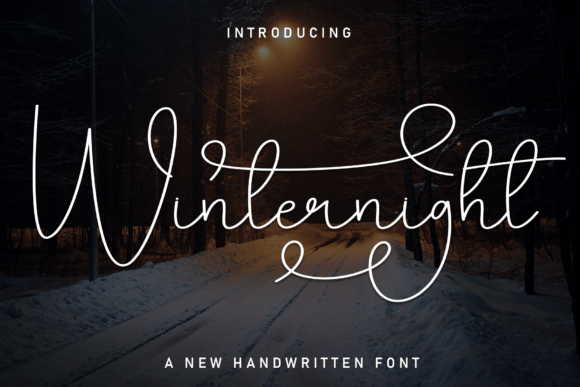 Winternight Font for Creative Campaigns